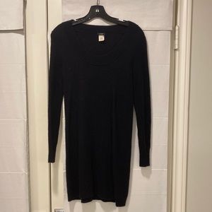 J. Crew Black Sweater Dress